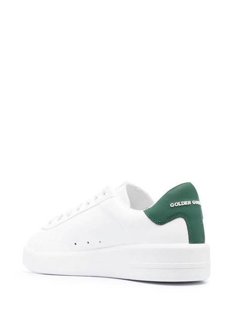 white and dark green Purestar low-top sneakers  GOLDEN GOOSE | GMF00197-F00475310502
